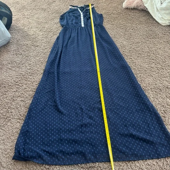 Daniel Rainn DR2 Maxi Dress Navy Geometric LOT OF 2 Size S Small - Picture 8 of 16